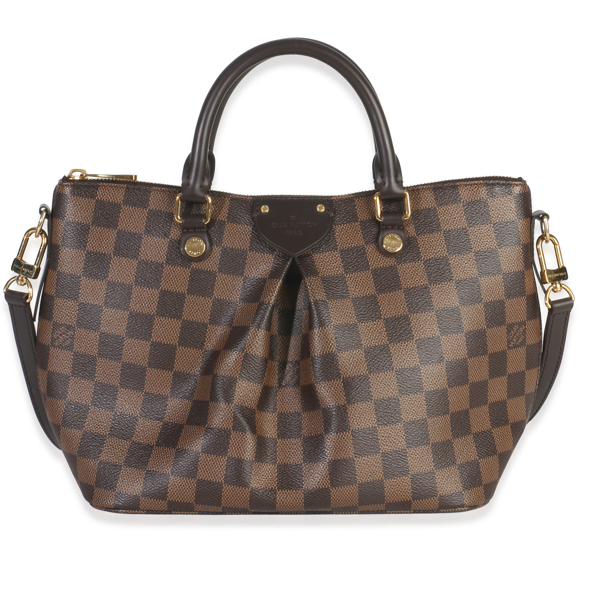 Louis Vuitton Damier Ebene Canvas Siena PM Handbag fv