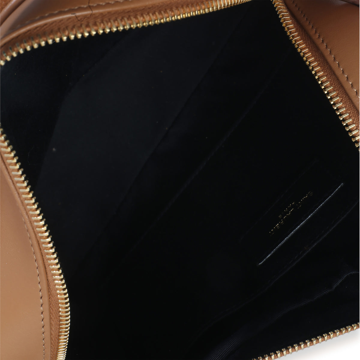 Saint Laurent Cinnamon Suede Matelasse Monogram Lou Camera Handbag ad2