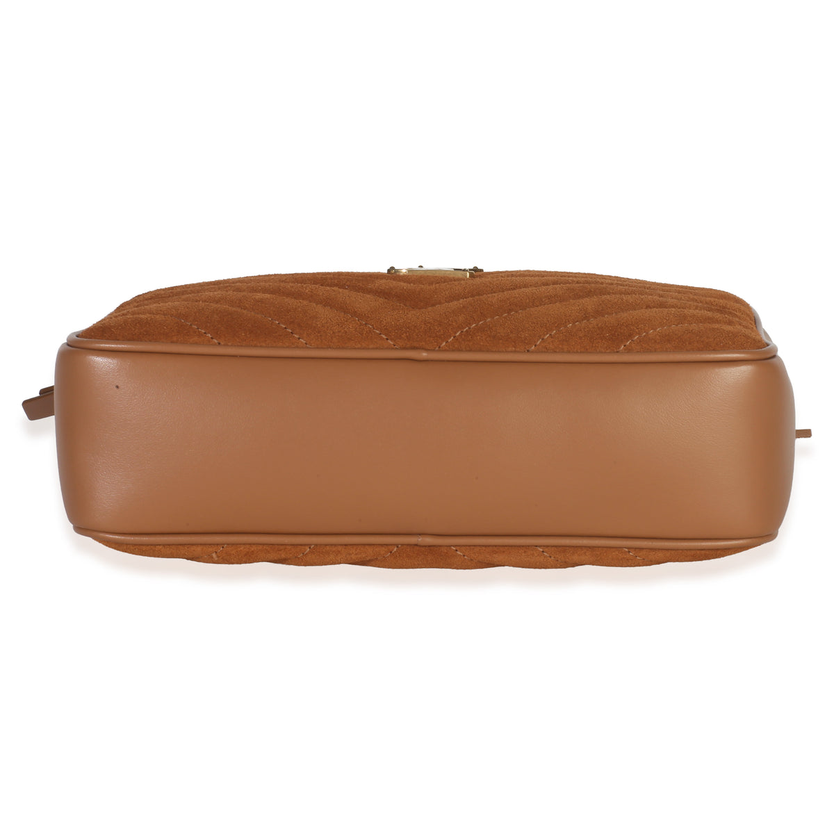 Saint Laurent Cinnamon Suede Matelasse Monogram Lou Camera Handbag box