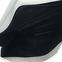 Saint Laurent Creama Soft Grain De Poudre Triquilt Monogram Clutch Handbag av