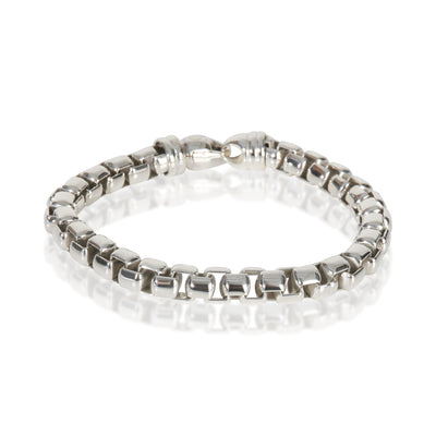 David Yurman Sterling Silver  7.3mm Box Chain Bracelet fv