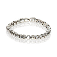 David Yurman Sterling Silver  7.3mm Box Chain Bracelet fv