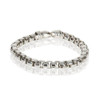 David Yurman Sterling Silver  7.3mm Box Chain Bracelet fv
