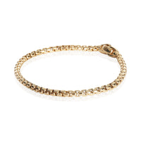 David Yurman Yellow Gold  Box Chain Bracelet sv
