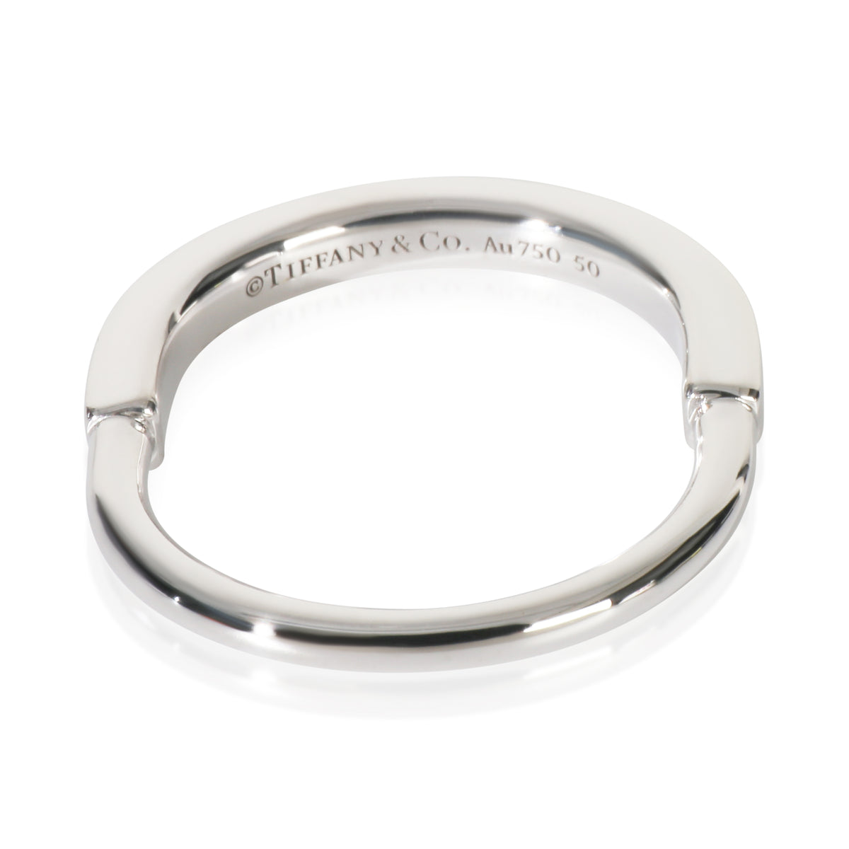 Tiffany & Co. White Gold  Lock Ring pv