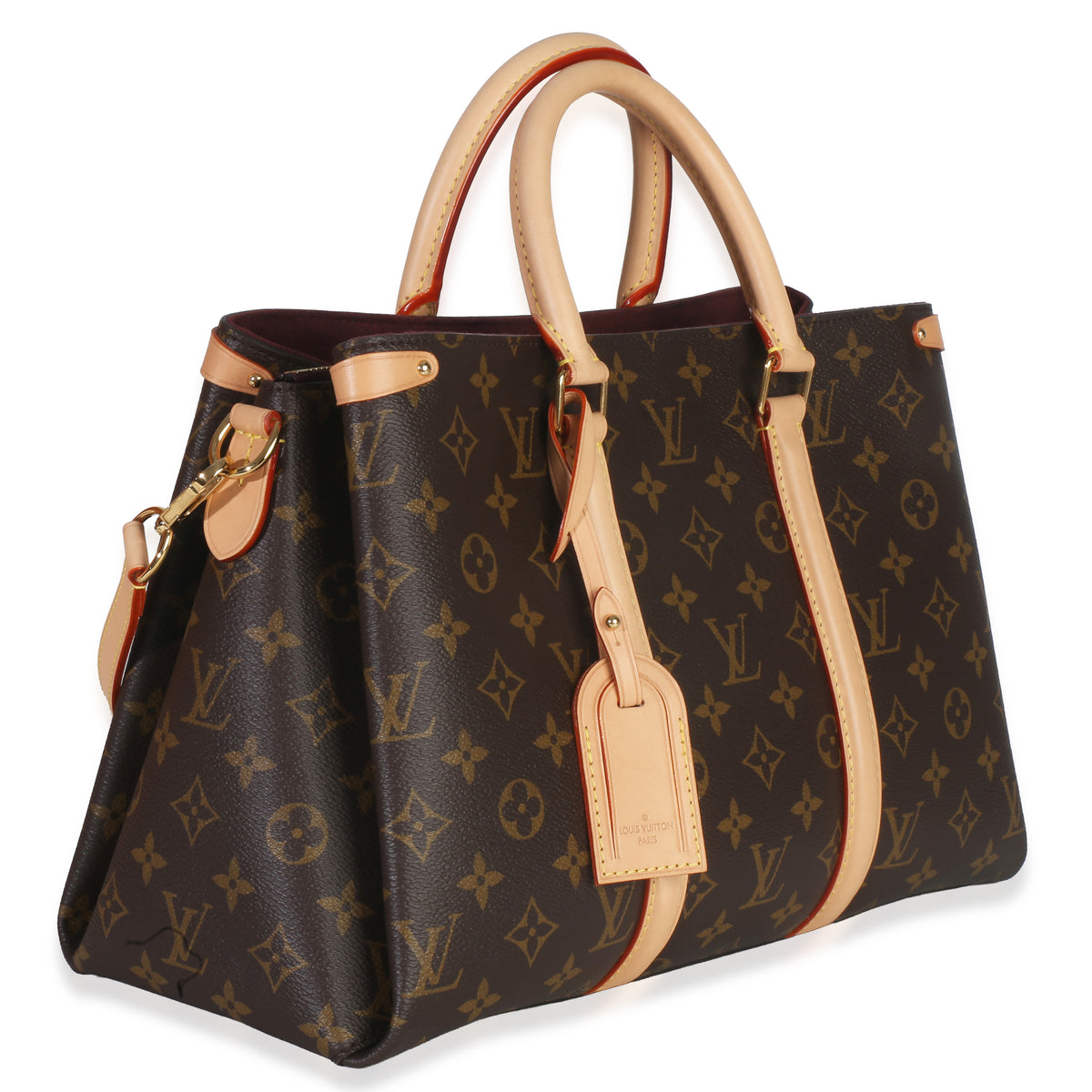 Louis Vuitton Monogram Canvas Soufflot MM Handbag pv