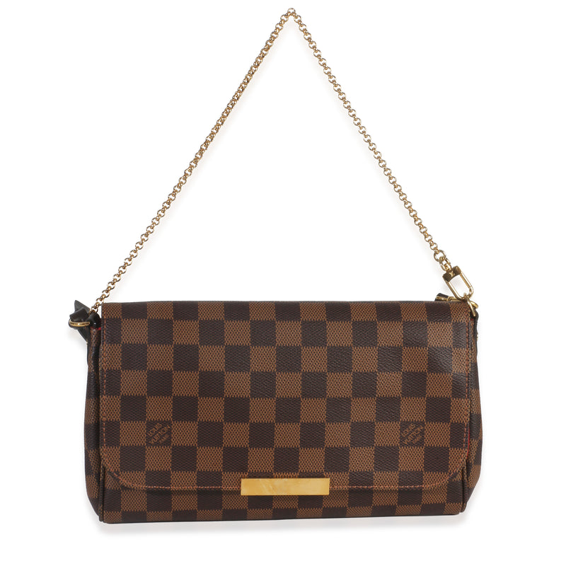 Damier Ebene Canvas Favorite MM