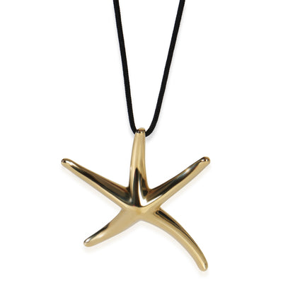 Tiffany & Co. Yellow Gold  Elsa Peretti Starfish Pendant fv