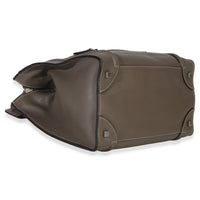 Celine Souris Drummed Calfskin Mini Luggage Tote Handbag clasp