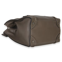 Celine Souris Drummed Calfskin Mini Luggage Tote Handbag clasp