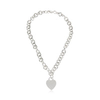 Tiffany & Co. Sterling Silver  Heart Tag Necklace bv