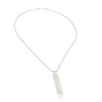 Tiffany & Co. Sterling Silver  1837 Bar Pendant pv