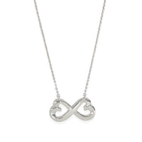 Tiffany & Co. Sterling Silver  Paloma Picasso Double Loving Heart Pendant fv