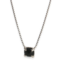 David Yurman Sterling Silver Diamond Petite Chatelaine Pendant fv