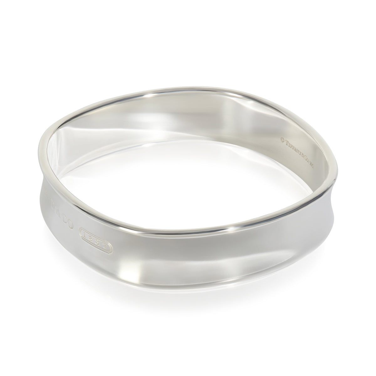 Tiffany & Co. Sterling Silver  1837 Bangle Bracelet sv