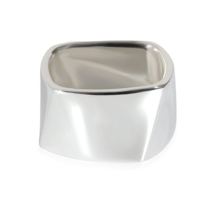 Tiffany & Co. Sterling Silver  Frank Gehry Torque Ring fv