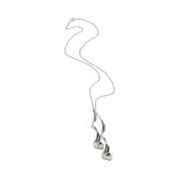 Tiffany & Co. Sterling Silver  Frank Gehry Double Orchid Necklace pv
