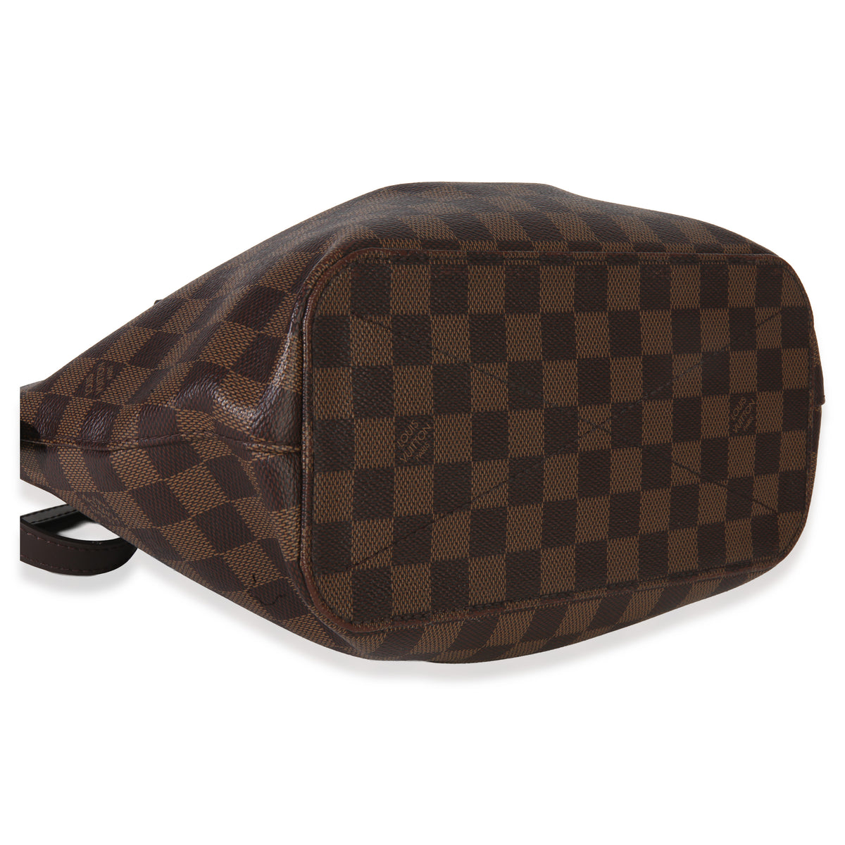Louis Vuitton Damier Ebene Canvas Siena PM Handbag clasp
