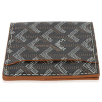 Goyard Black ine Canvas Victoire Wallet Wallet stamp