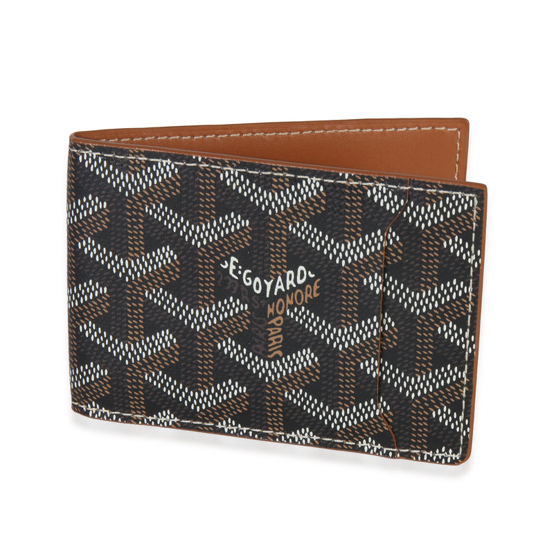 Black Goyardine Canvas Victoire Wallet