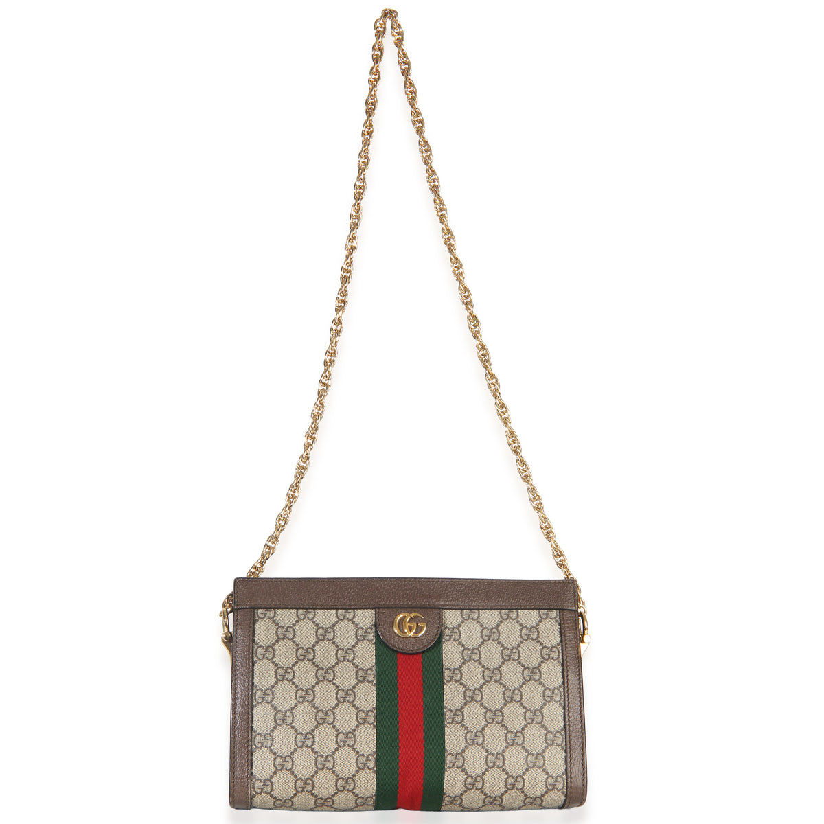 Gucci Beige GG Supreme Web Ophidia GG Small Shoulder Bag Handbag av