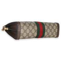 Gucci Beige GG Supreme Web Ophidia GG Small Shoulder Bag Handbag clasp