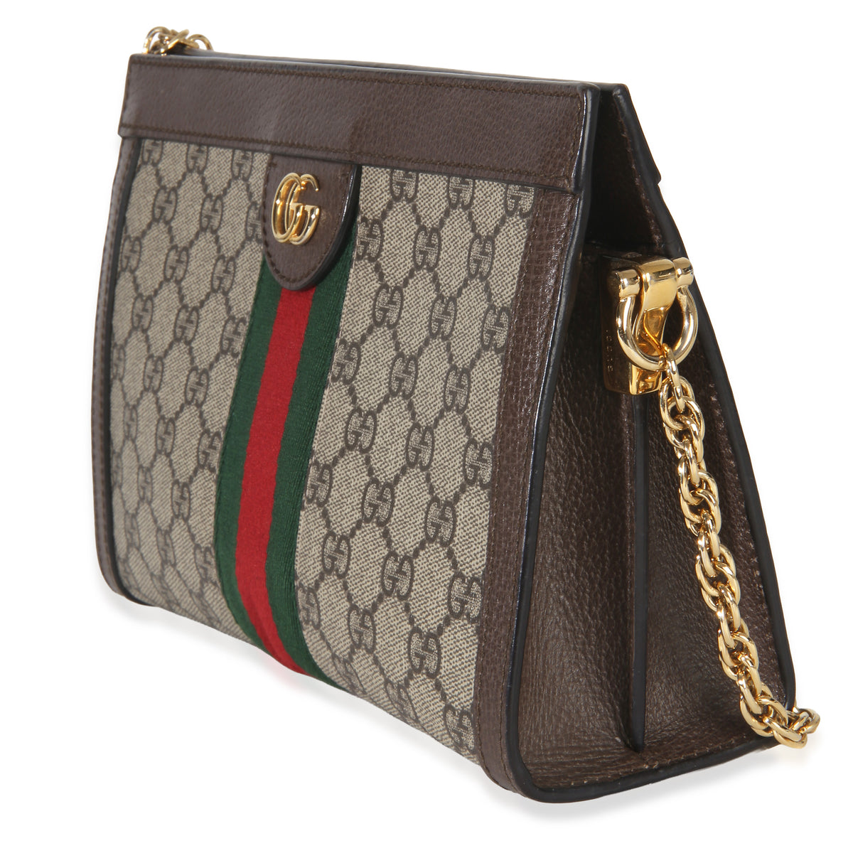 Gucci Beige GG Supreme Web Ophidia GG Small Shoulder Bag Handbag sv