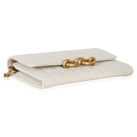 Saint Laurent Crema Soft Calfskin Le Maillon Wallet On Chain Handbag clasp