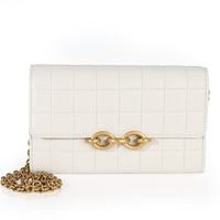 Saint Laurent Crema Soft Calfskin Le Maillon Wallet On Chain Handbag fv