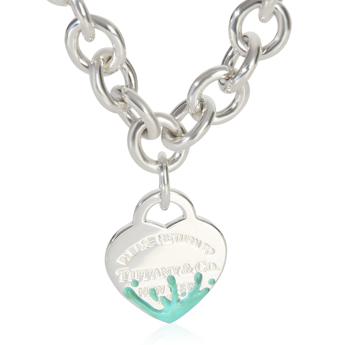 Tiffany & Co. Sterling Silver  Return To Tiffany Splash Necklace fv
