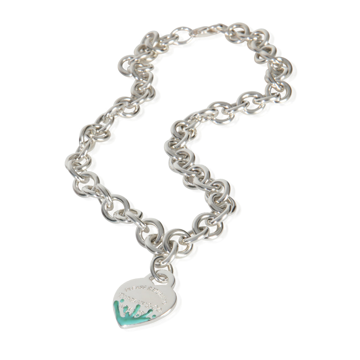 Tiffany & Co. Sterling Silver  Return To Tiffany Splash Necklace pv