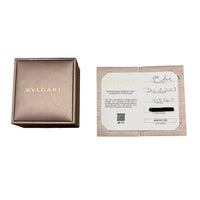 BVLGARI White Gold Diamond Serpenti Viper Earrings box