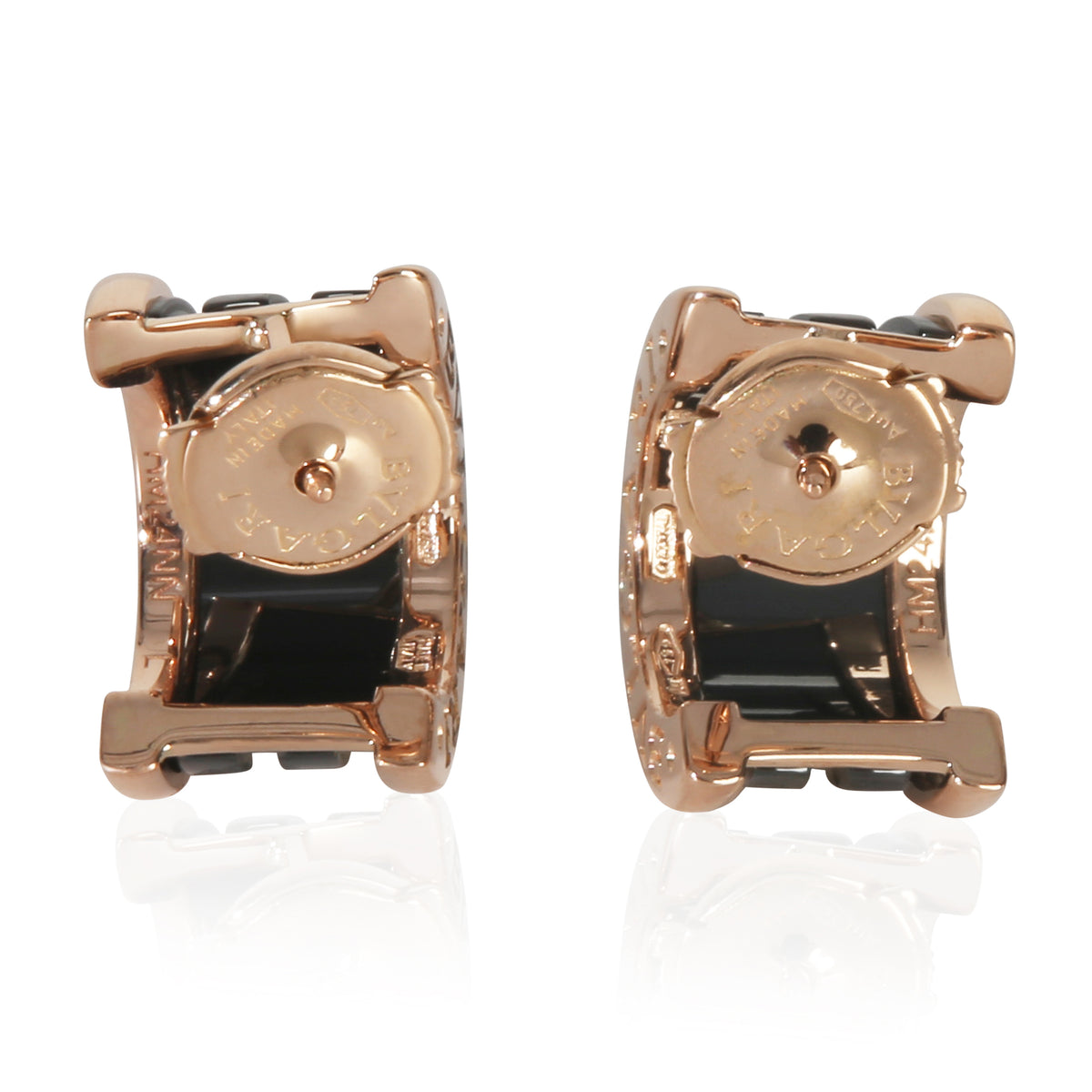 BVLGARI Rose Gold  B.zero1 Hoop Earrings av