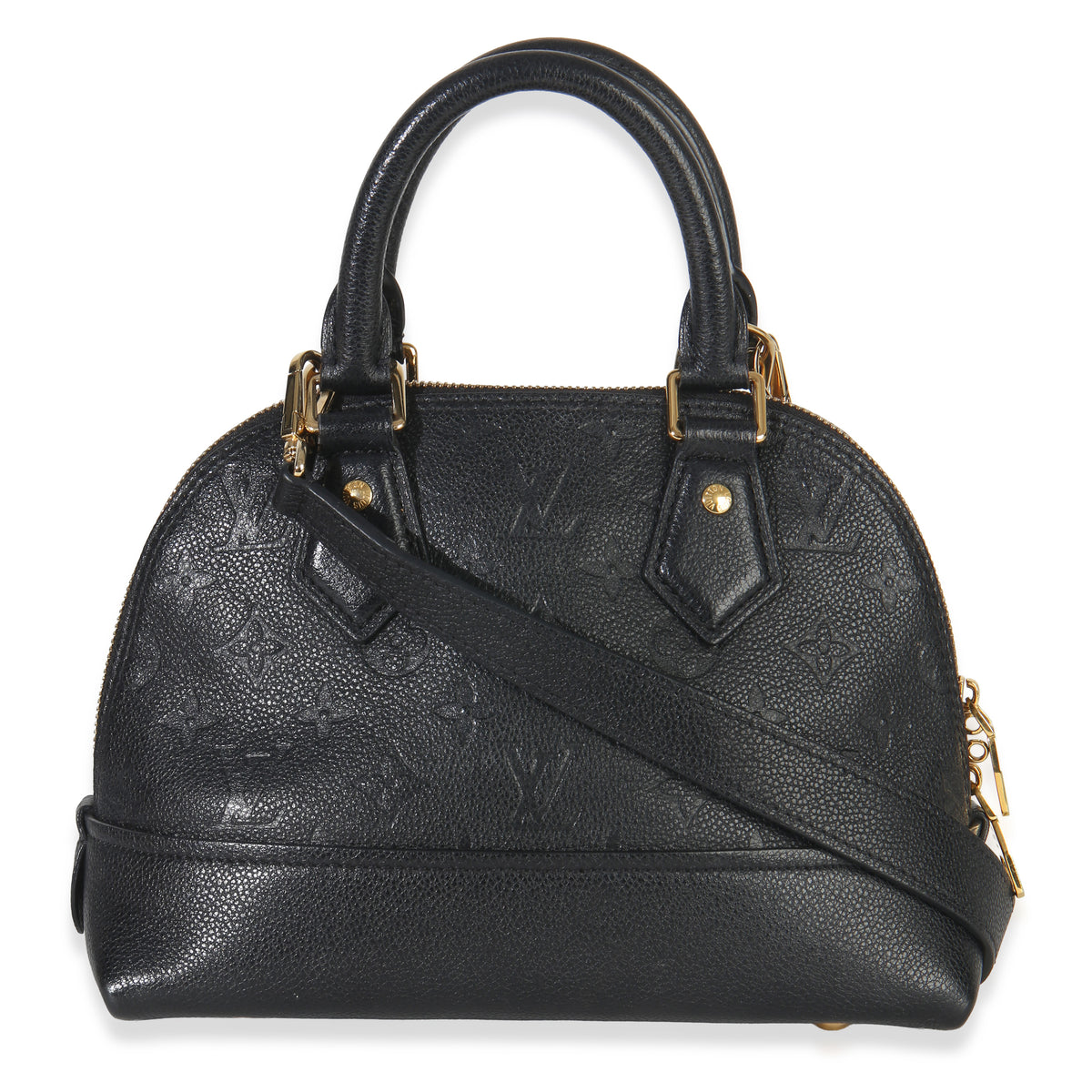 Louis Vuitton Black Monogram Empreinte Neo Alma BB Handbag bv