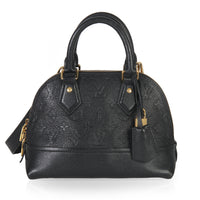 Louis Vuitton Black Monogram Empreinte Neo Alma BB Handbag fv