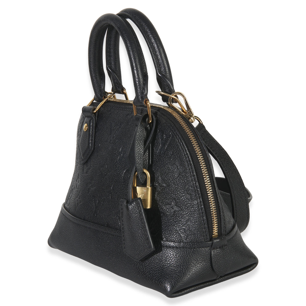 Louis Vuitton Black Monogram Empreinte Neo Alma BB Handbag sv