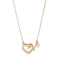 Christian Dior Gold Plated  Heart Pendant With Crystals fv