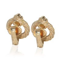 Christian Dior Gold Plated  Earrings pv