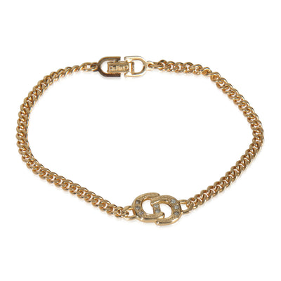 Gold-Plated  Crstyal CD Bracelet