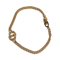 Gold-Plated  Crstyal CD Bracelet