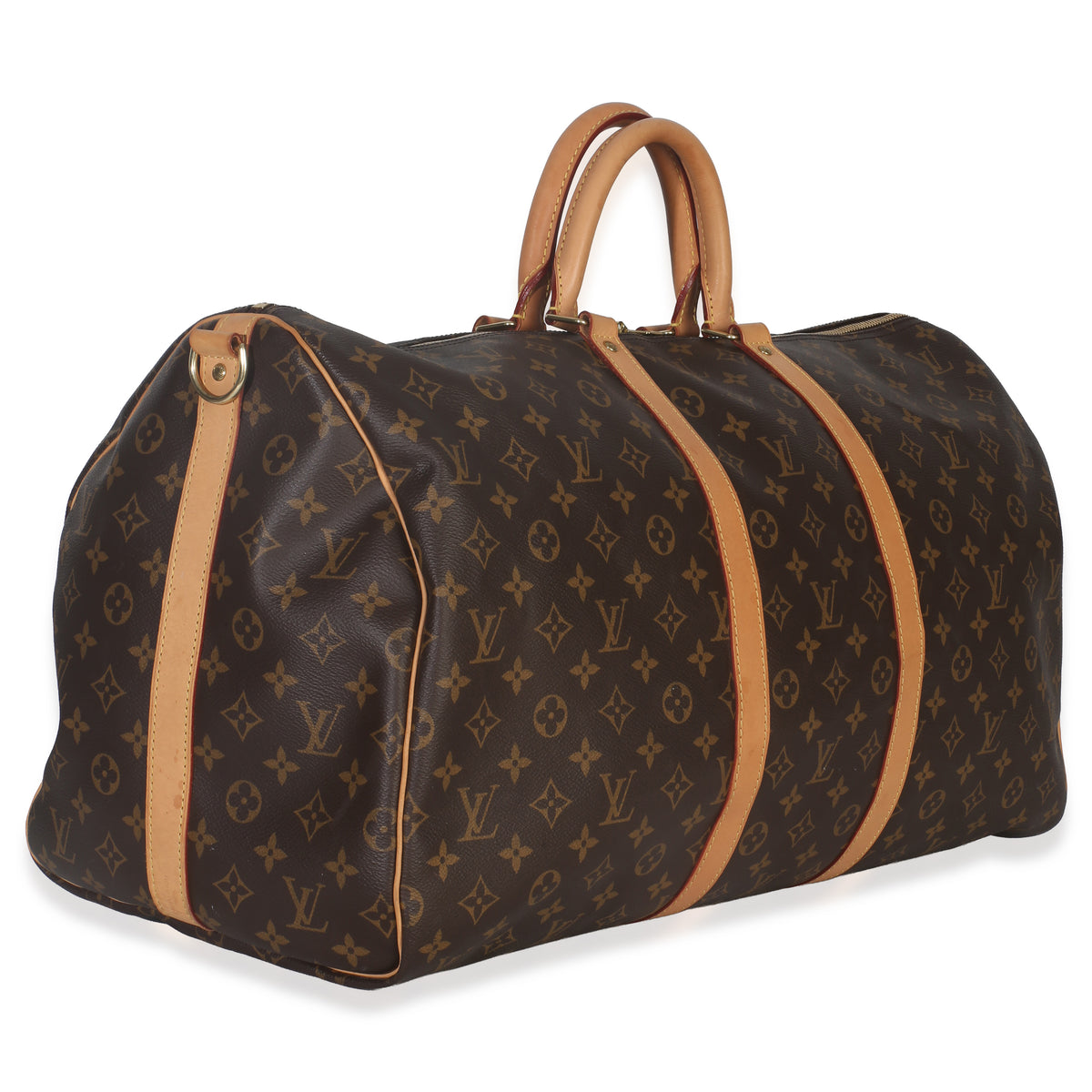 Louis Vuitton Monogram Canvas Keepall Bandolieure 55 Handbag pv