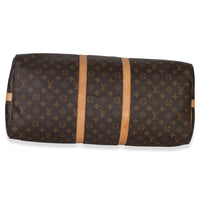 Louis Vuitton Monogram Canvas Keepall Bandolieure 55 Handbag stamp