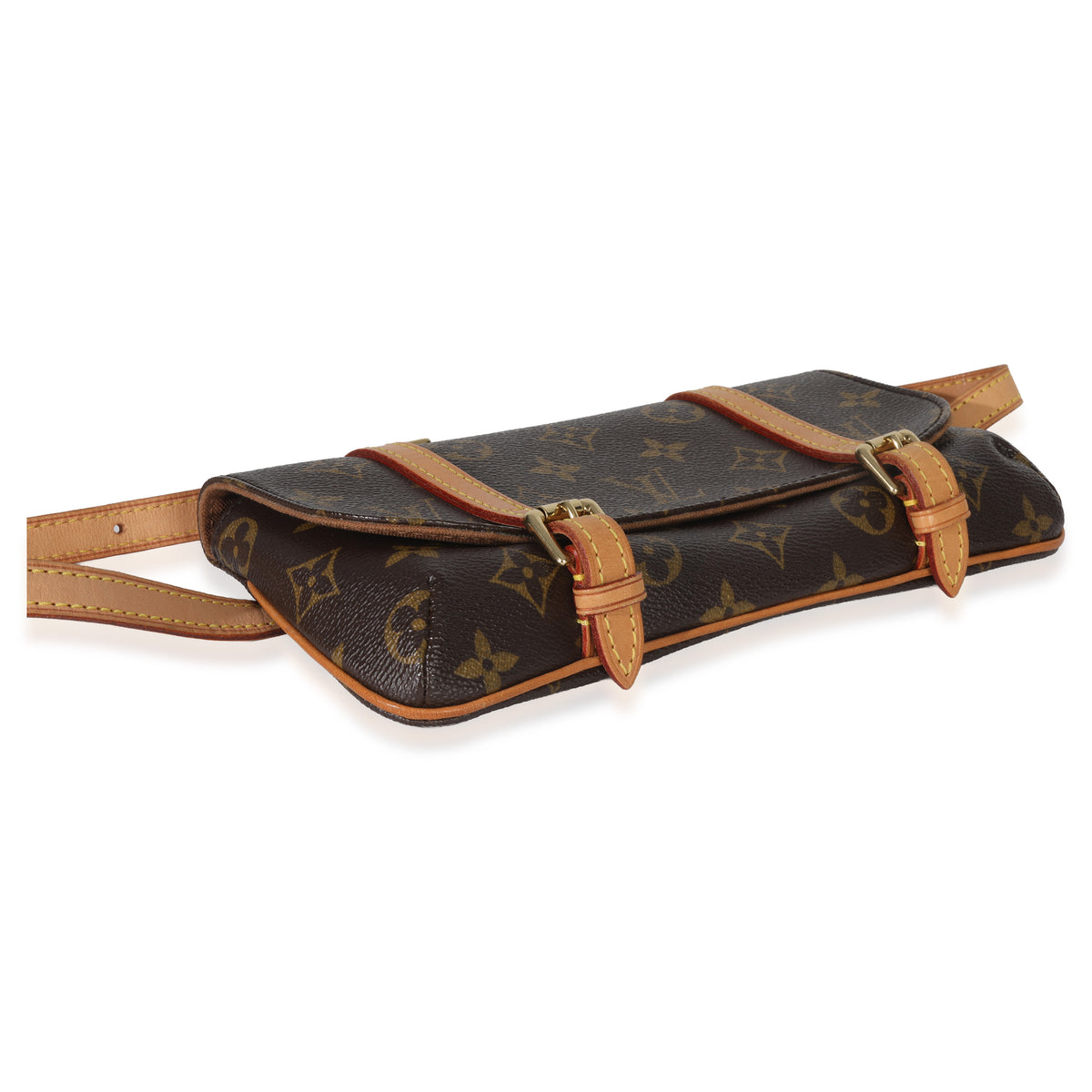 Louis Vuitton Monogram Canvas Pochette Marelle Belt Bag Handbag clasp