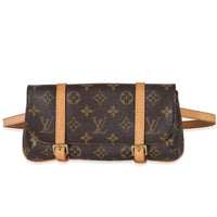 Louis Vuitton Monogram Canvas Pochette Marelle Belt Bag Handbag fv