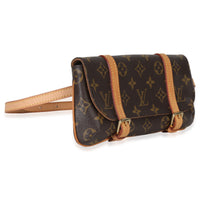 Louis Vuitton Monogram Canvas Pochette Marelle Belt Bag Handbag pv