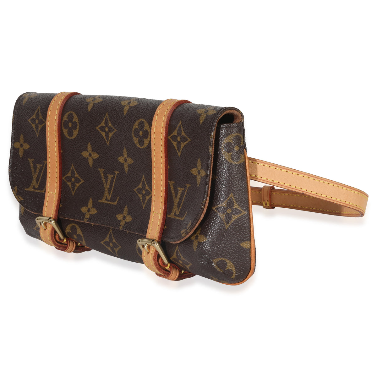 Louis Vuitton Monogram Canvas Pochette Marelle Belt Bag Handbag sv