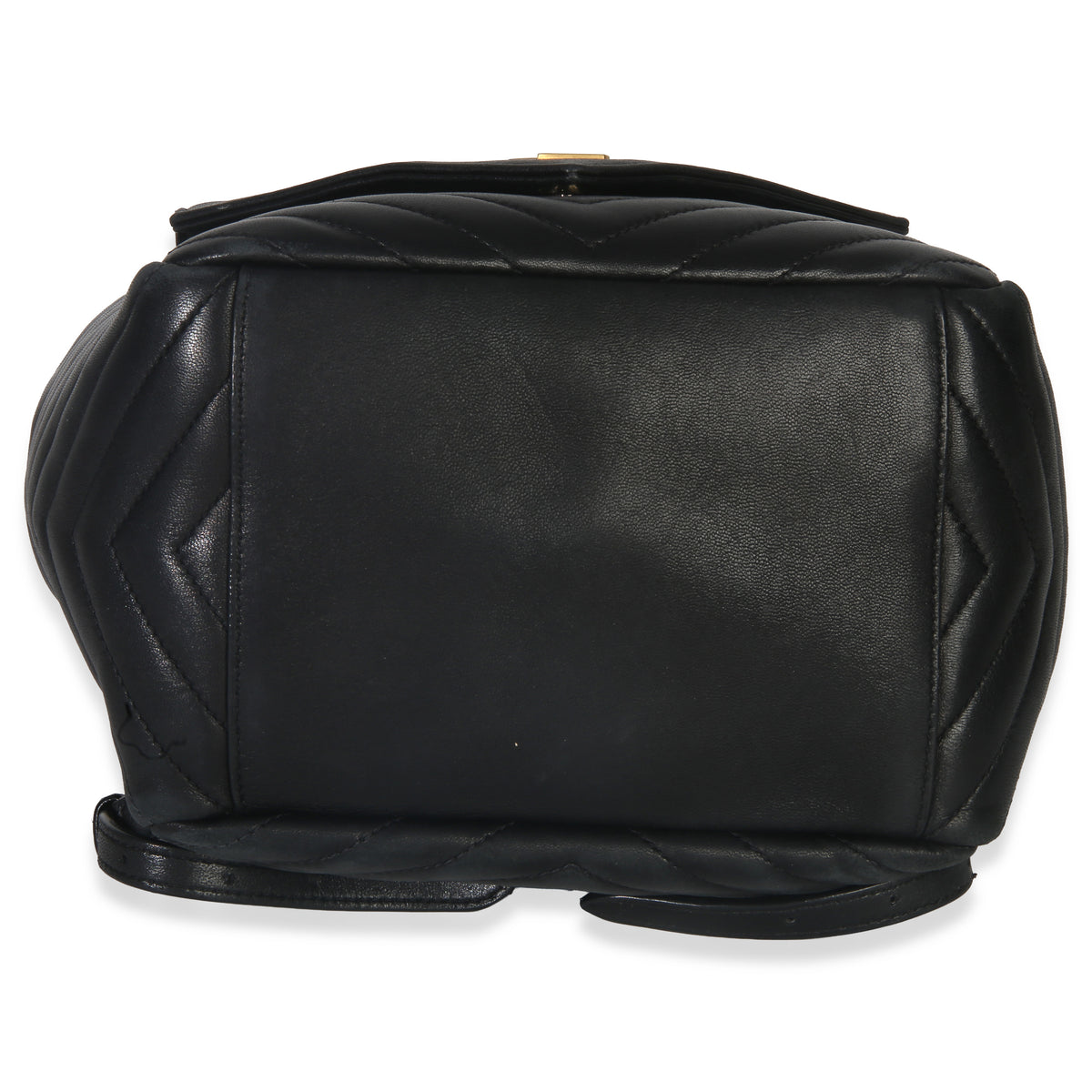 Saint Laurent Black Matelasse Lambskin Monogram Joe Backpack Handbag stamp