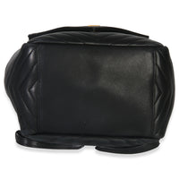 Saint Laurent Black Matelasse Lambskin Monogram Joe Backpack Handbag stamp