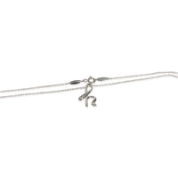Tiffany & Co. Sterling Silver  Elsa Peretti Small Alphabet H Pendant sv