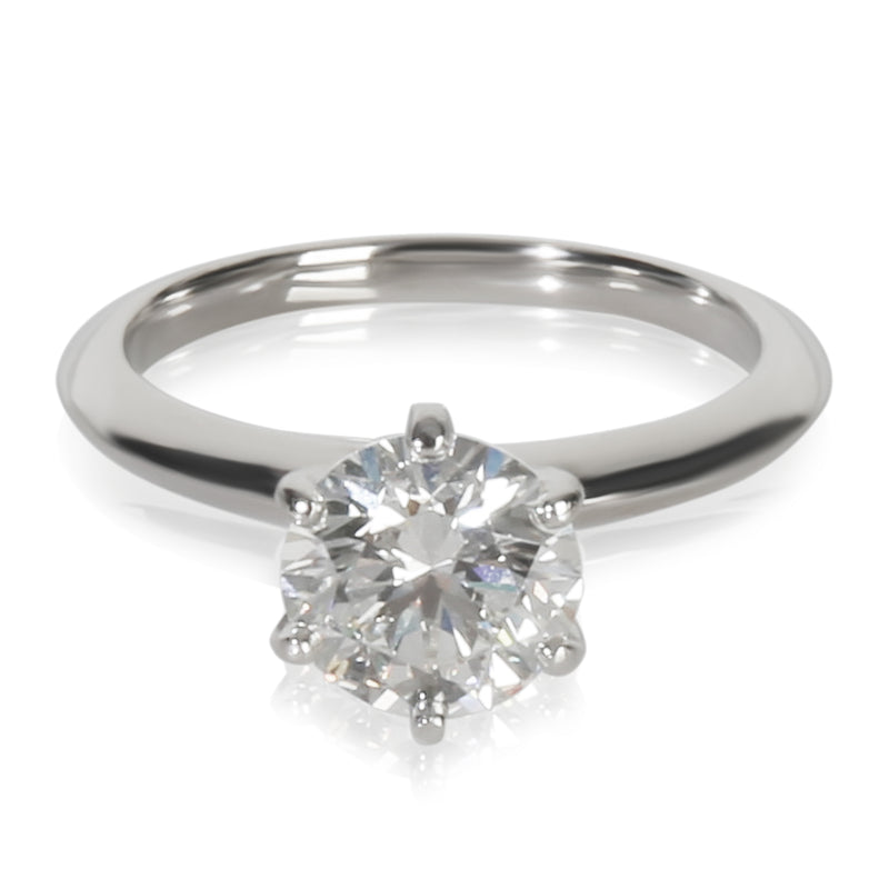 Tiffany & Co. 1.59 ct Round Brilliant Diamond Engagement Ring fv